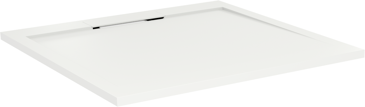 Balmani Andes Duschwanne: 90 x 90 cm, Solid Surface, Weiß matt