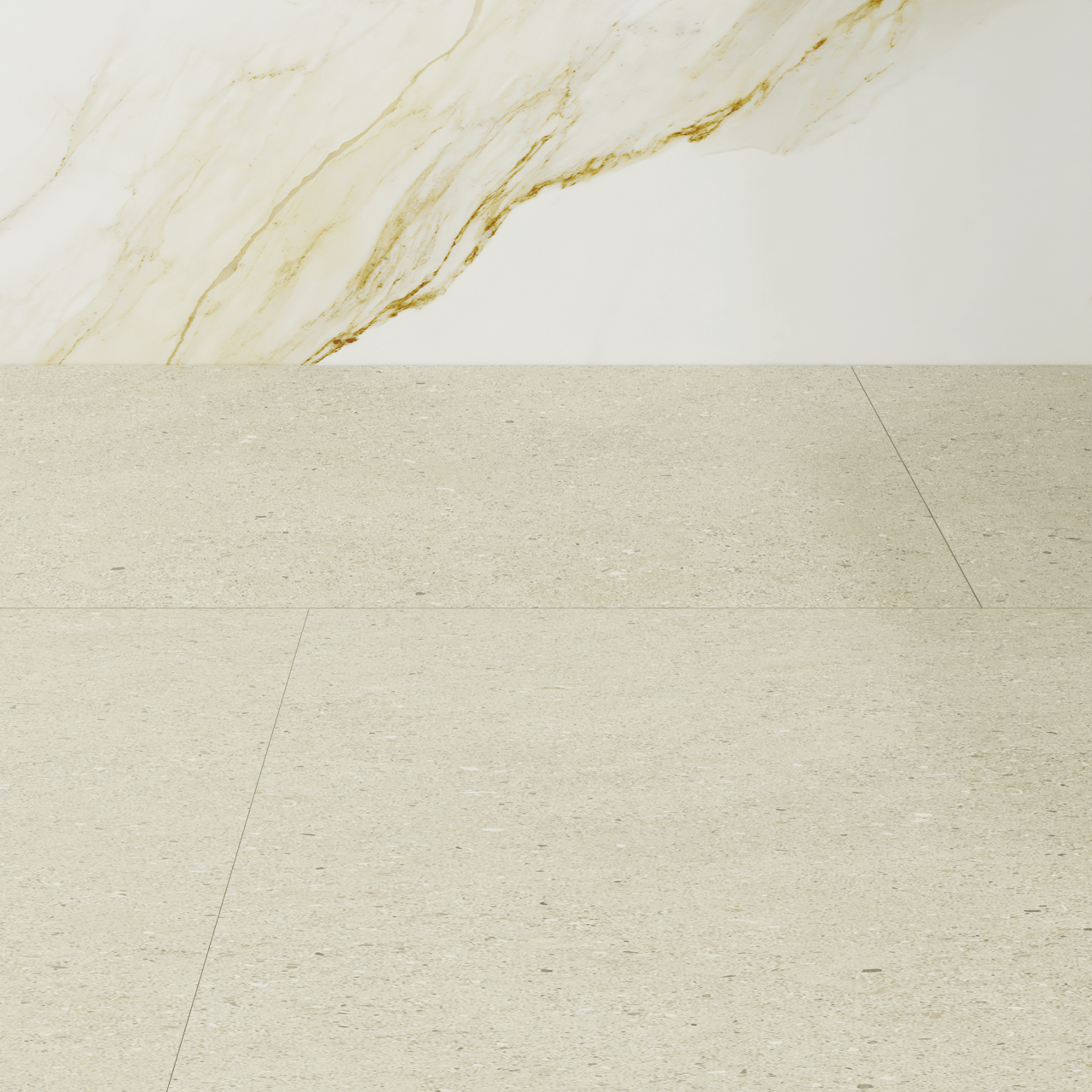 Florris Milano SPC klik vinyl vloer, 6 stuks, 40x80cm, Fossil