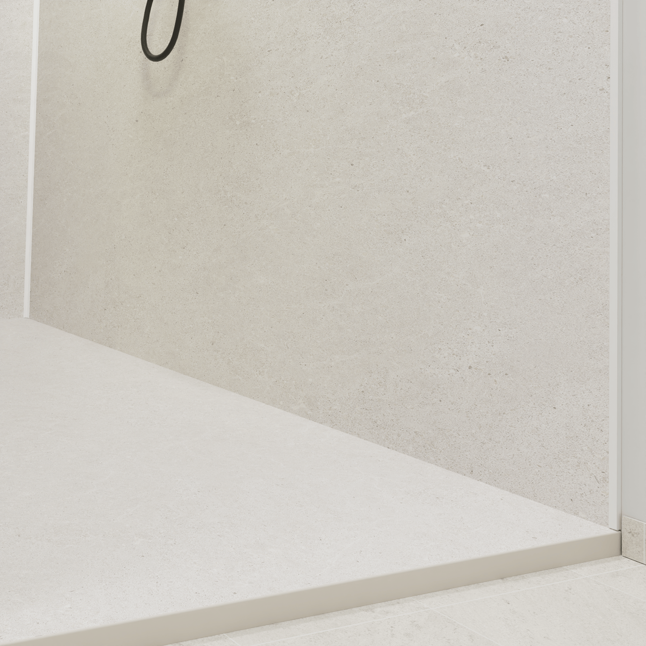 Luca Varess Suite douchebak 160 x 90 cm composietmarmer Dizzy Light 