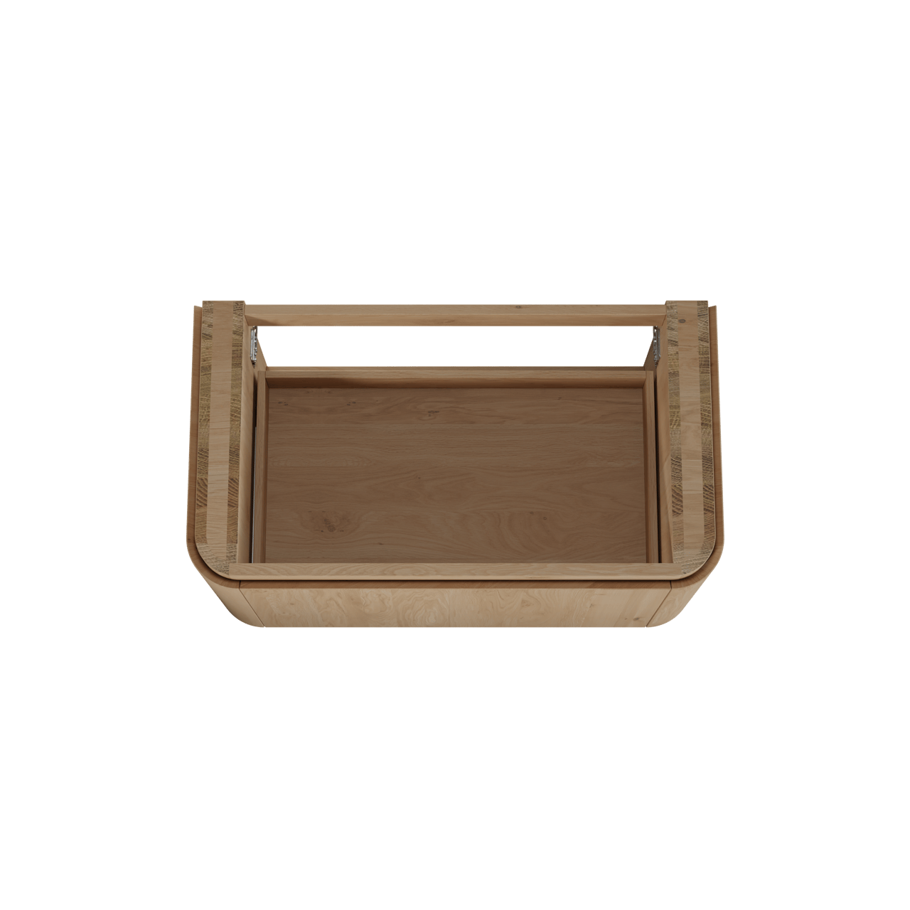 Balmani Moon zwevende wastafelonderkast 100 x 55 cm natuur eik 2 lades