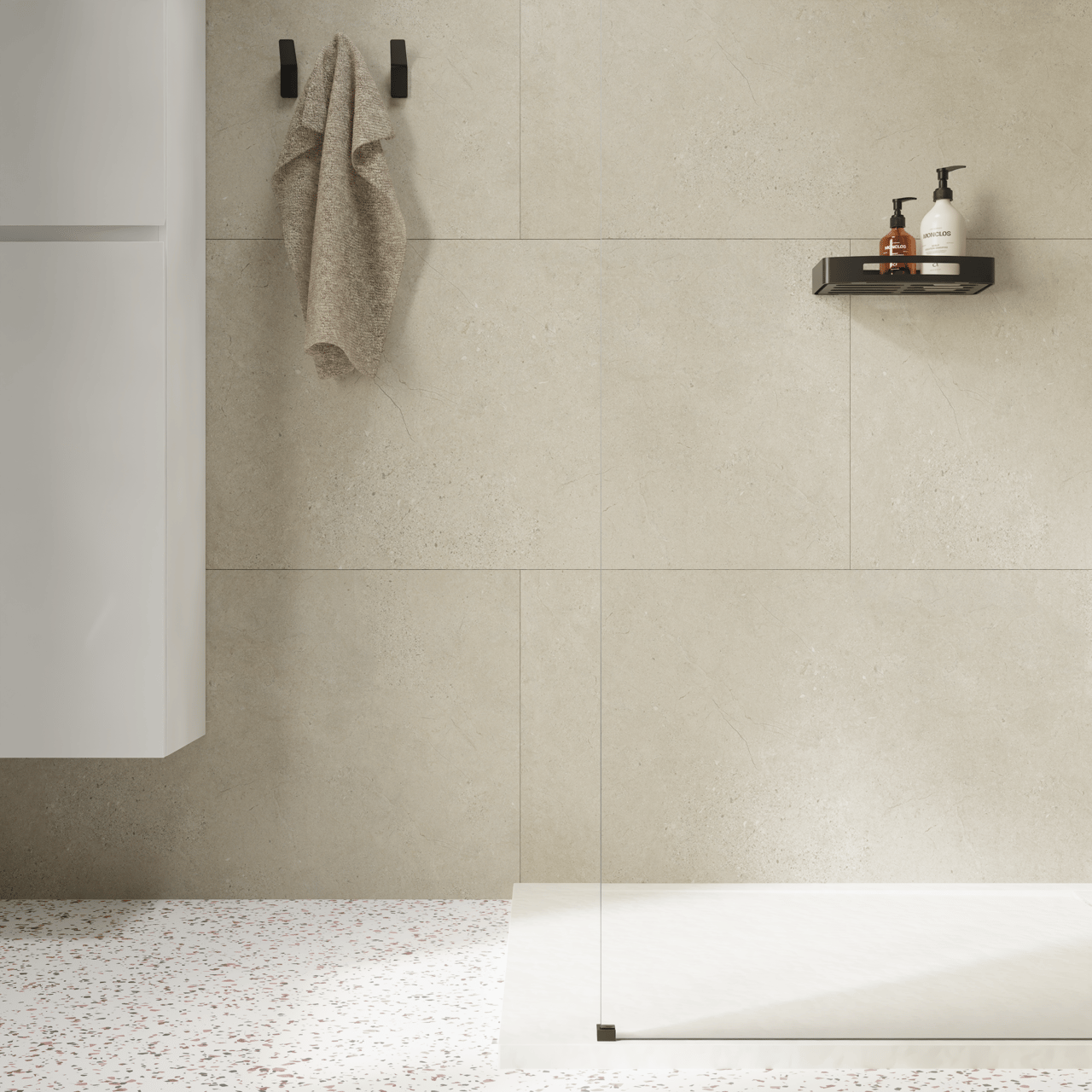 Florris Milano SPC wandpanelen, 4 stuks, 120 x 60 cm, Capri Beige