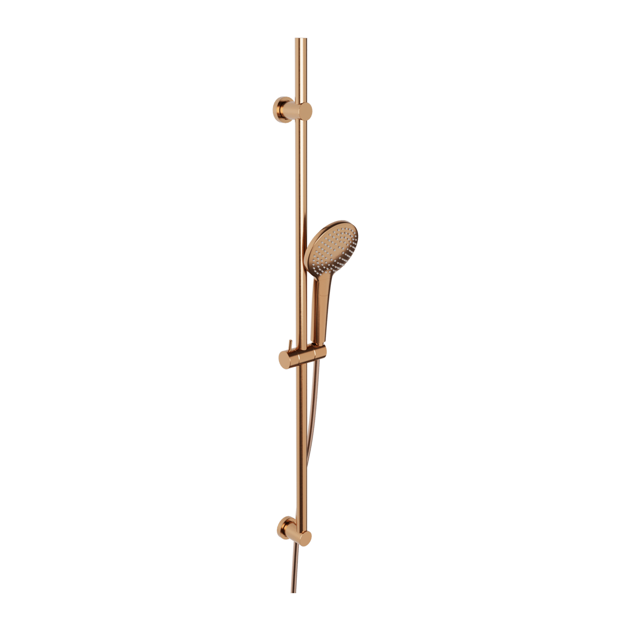 Blaufoss Round glijstangset ø12cm 3 functies Brushed Rosegold
