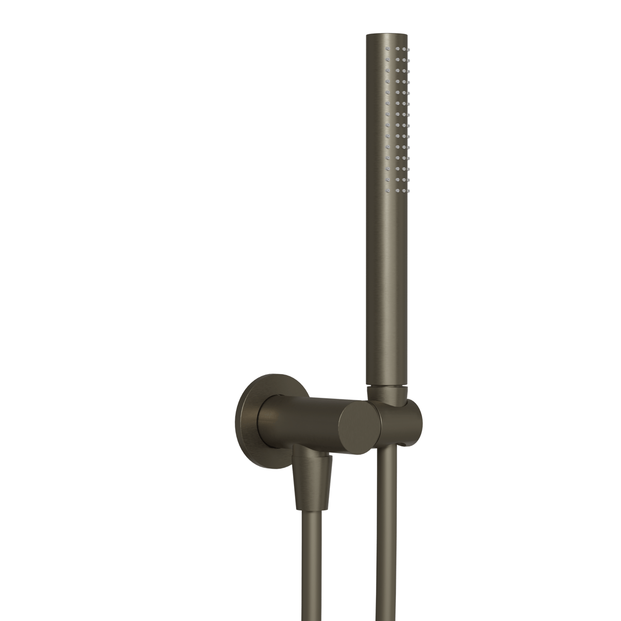 Blaufoss Smartbox Softline Duschsystem: Unterputz, inkl. Thermostat-Duscharmatur, Brushed Gunmetal