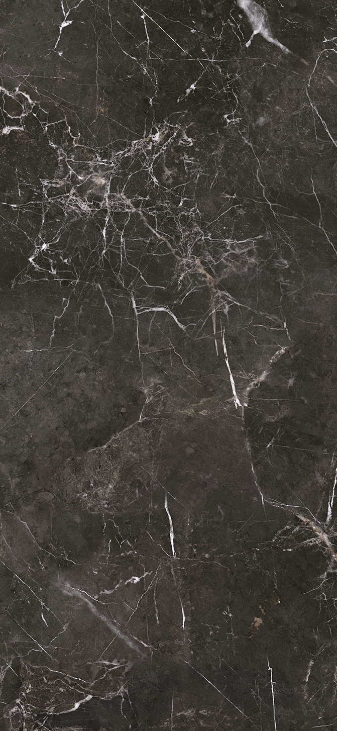 Florris Milano SPC Wandpaneele, 2 Stück, 120x260cm, Marble Black Gloss