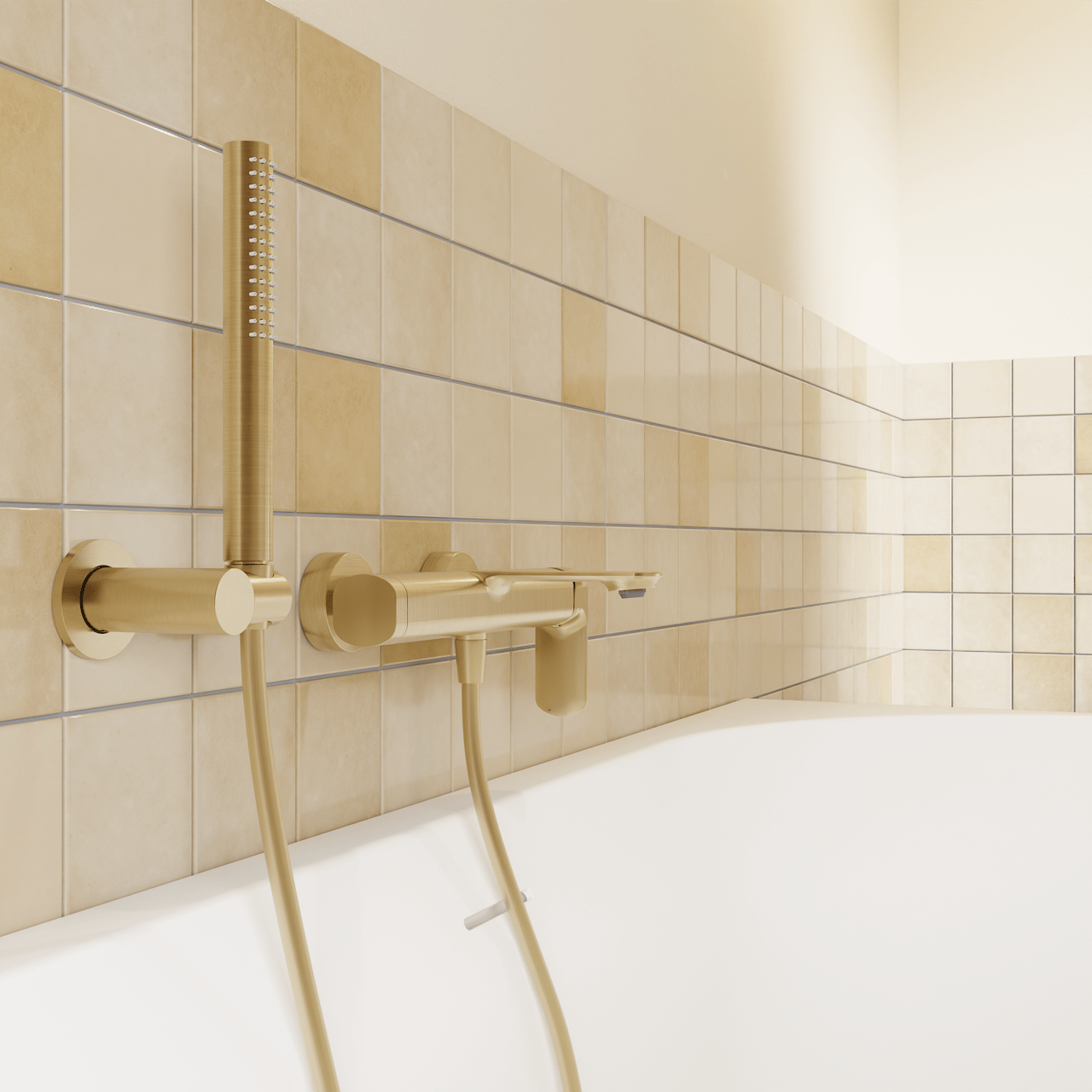 Carruzo Medina keramische wandtegels 45 stuks 10x10cm Crema