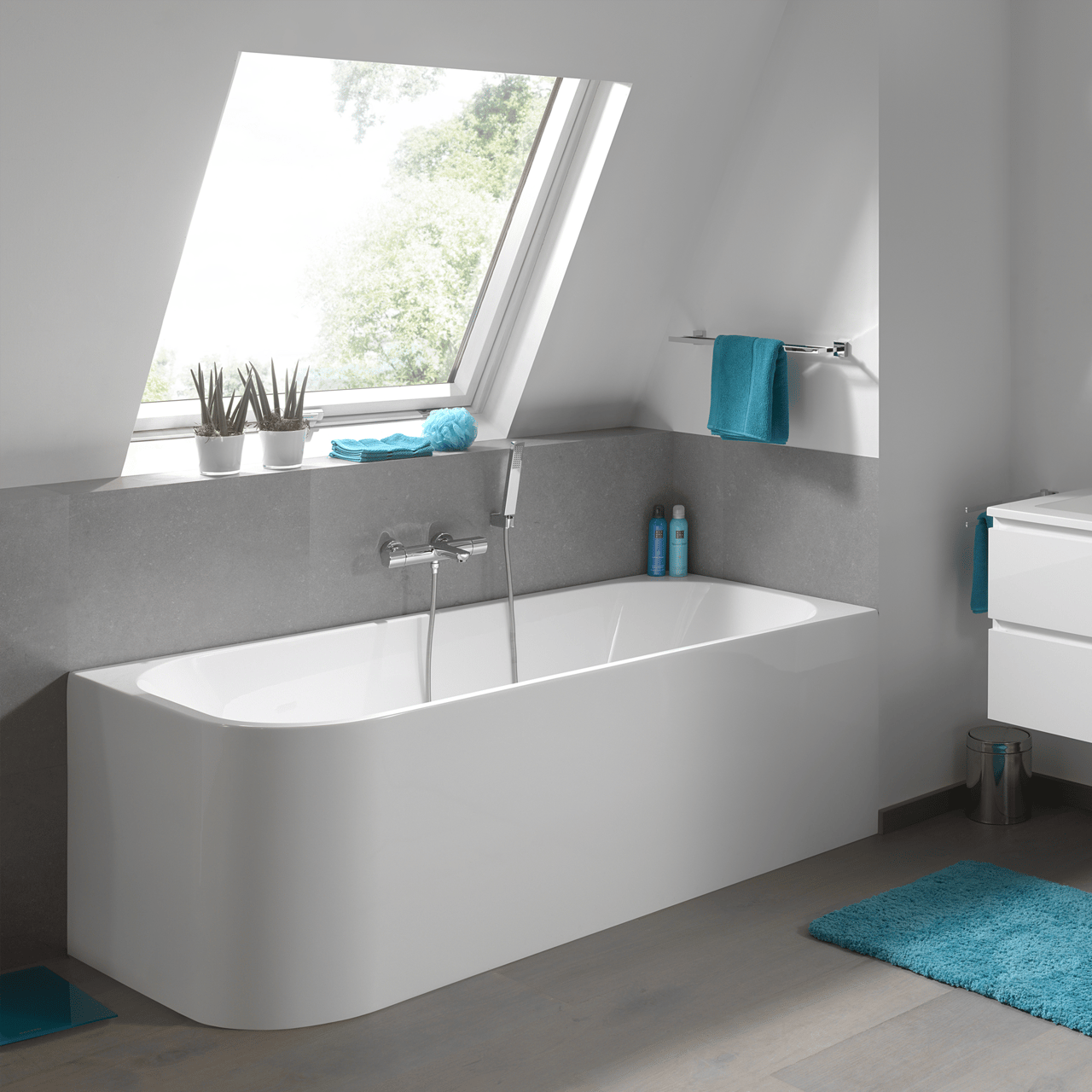 Blaufoss Creates douchette 1 fonction de jet Chrome Brillant
