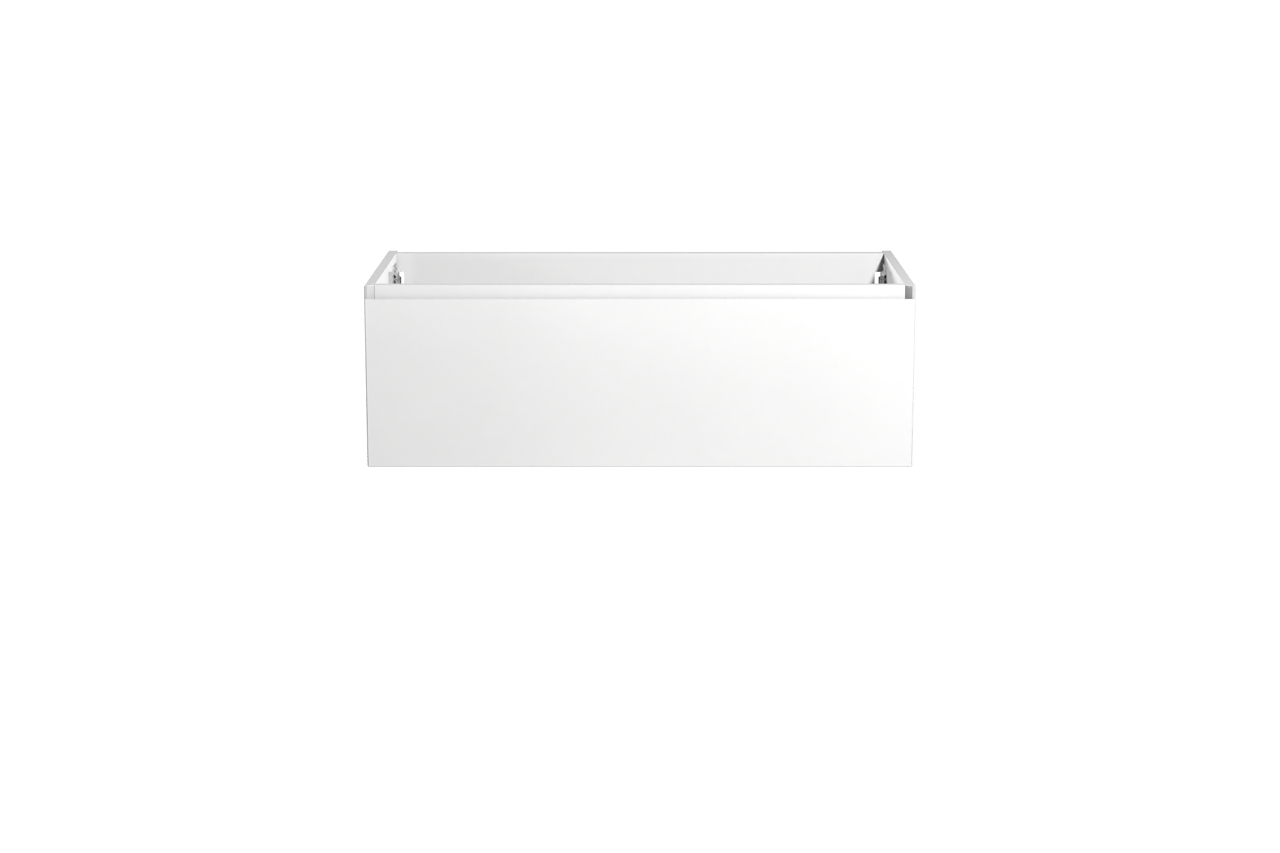 Storke Edge meuble sous-lavabo suspendu 105 x 52 cm blanc brillant 1 tiroir