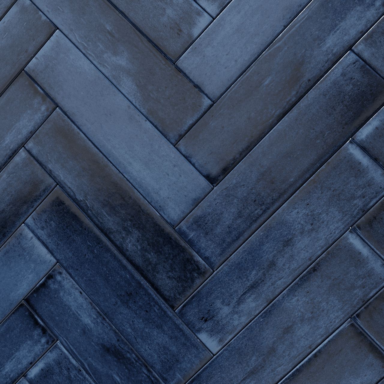 Carruzo Costa carrelage mural en céramique 34 carreaux 6x24_6cm Indigo