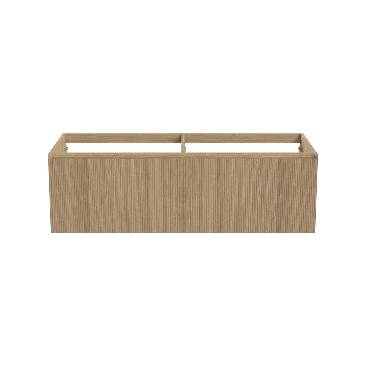 Balmani Fila by Mitra meuble sous-vasque suspendu 150 x 55 cm plaqué chêne naturel 2 tiroirs