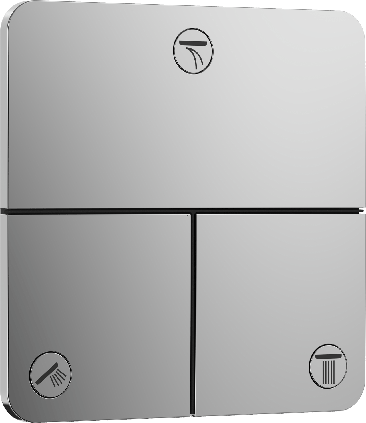 Hansgrohe Showerselect Comfort Q inbouw mengkraan glanzend chroom