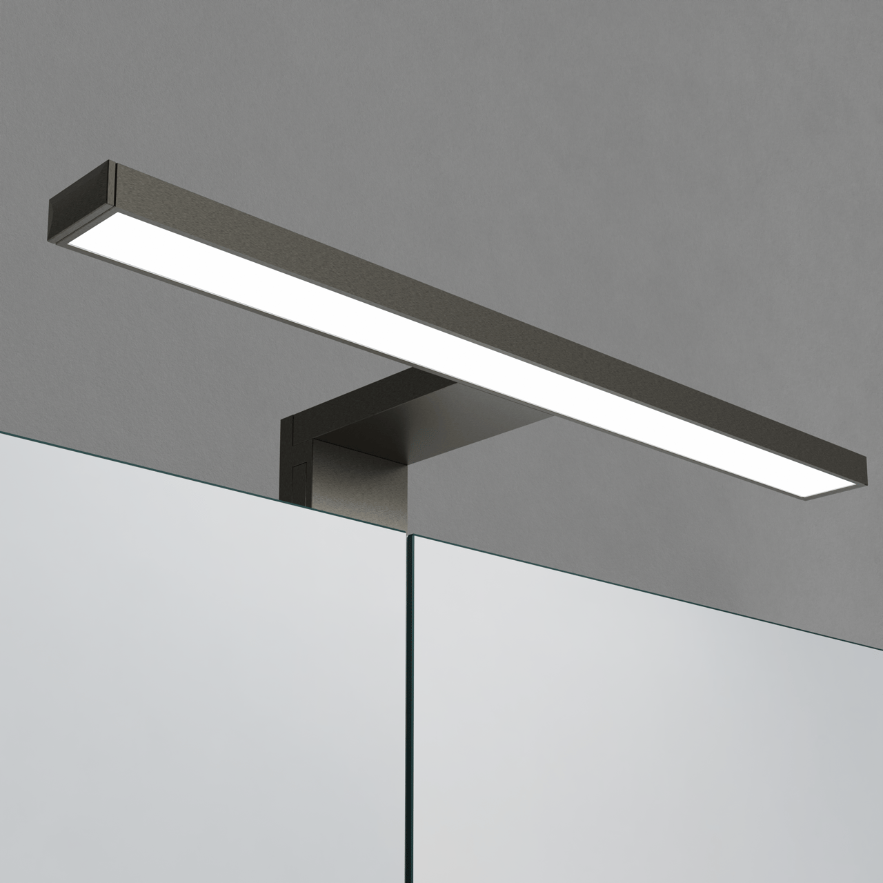 Luca Varess Cubico LED verlichting 30 cm Brushed GunMetal