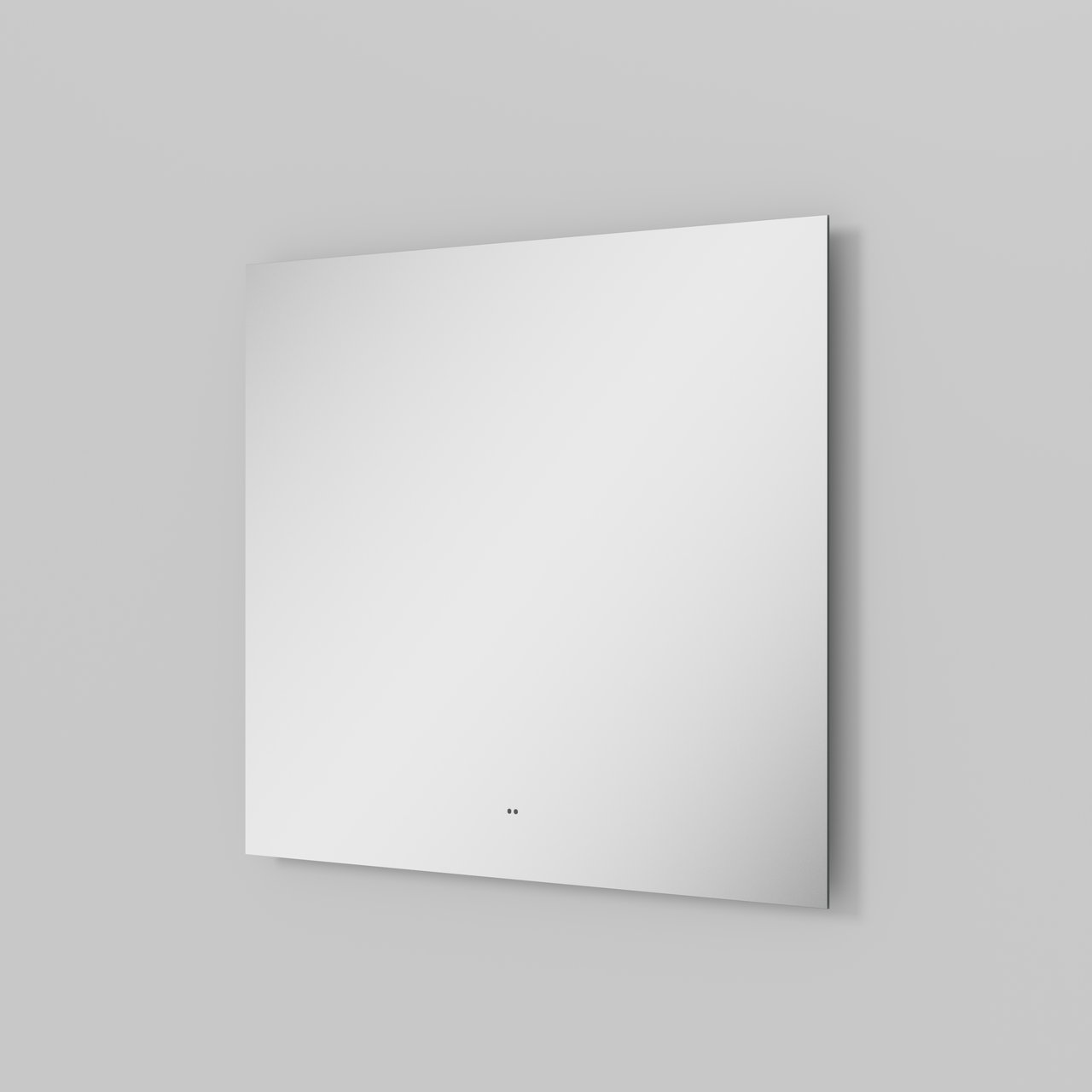 Luca Varess Luuno rechthoekige badkamerspiegel 90 x 75 cm met spiegelverlichting en anti-damp