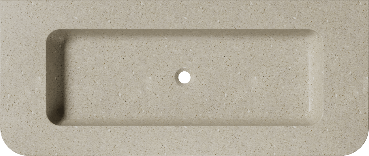 Balmani Moon plan simple grand Macchiato Terrazzo 130 x 55 cm