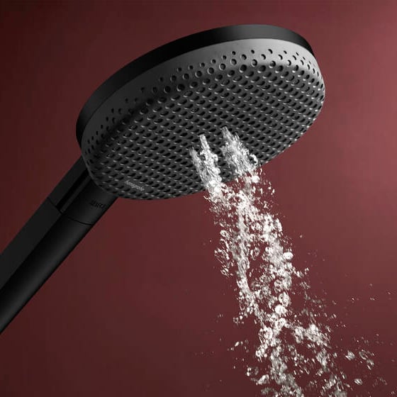 Hansgrohe Raindance Alive Select S 125 Handbrause 3 Strahlfunktionen Schwarz Matt