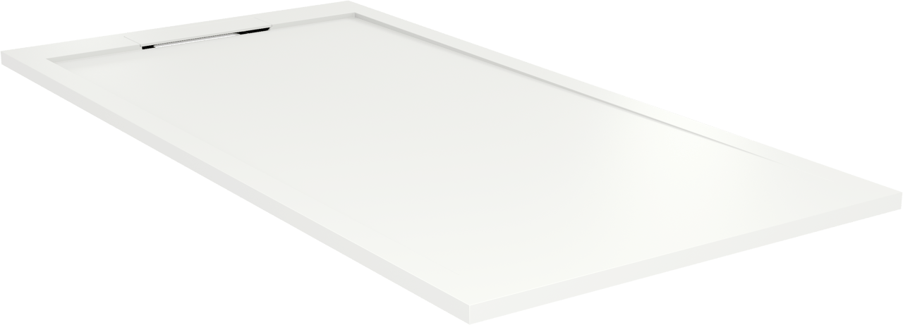 Balmani Andes douchebak 160 x 80 cm Solid Surface mat wit