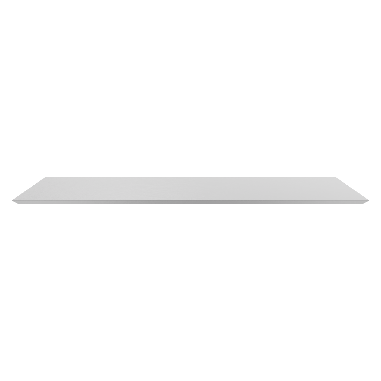 Balmani Eclips tablette simple ou double Solid Surface blanc mat 150 x 55 cm