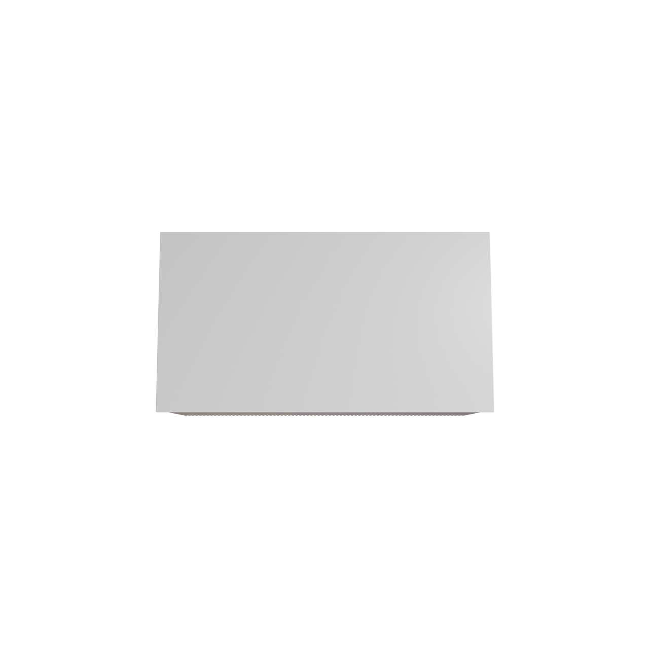 Storke Ribs meuble salle de bains suspendu 95 x 52 cm noyer avec Tavola tablette simple en solid surface blanc mat, Nervure droite symétrique verticale