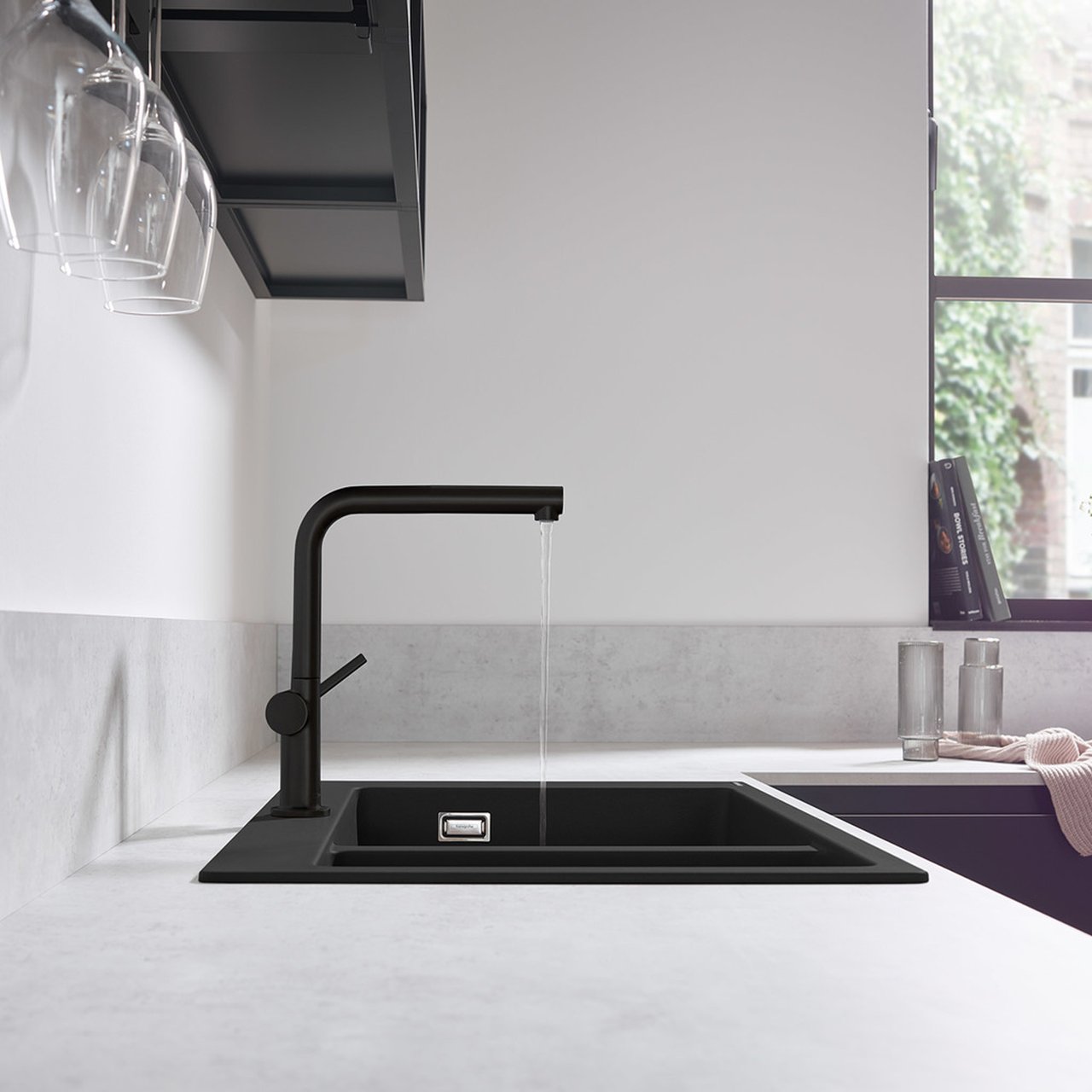 Hansgrohe Talis M54 270 keukenkraan mat zwart