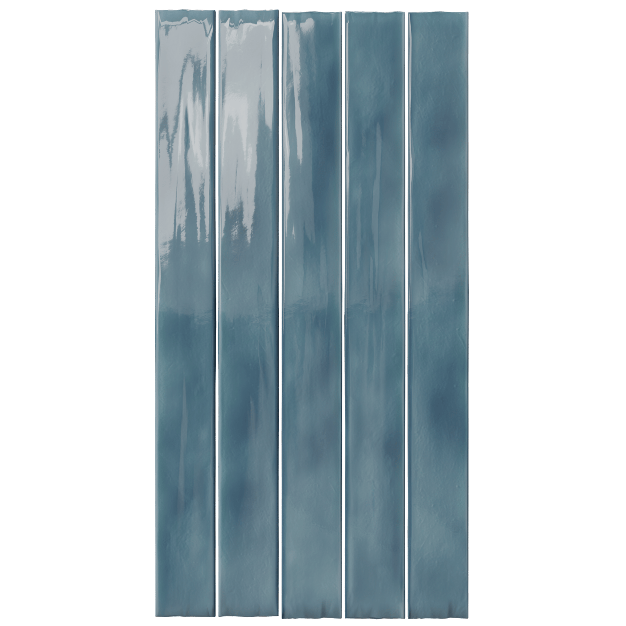Carruzo Rio keramische Wandfliesen 24 Stück, 5x50cm Azul