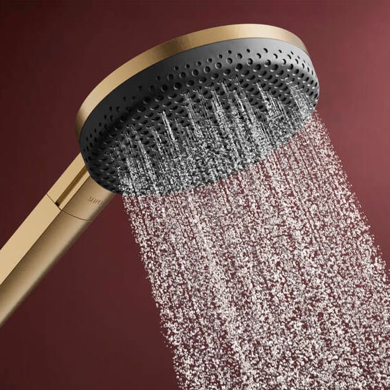 Hansgrohe Raindance Alive Select S 125 douchette 3 fonctions de jet Brushed Bronze
