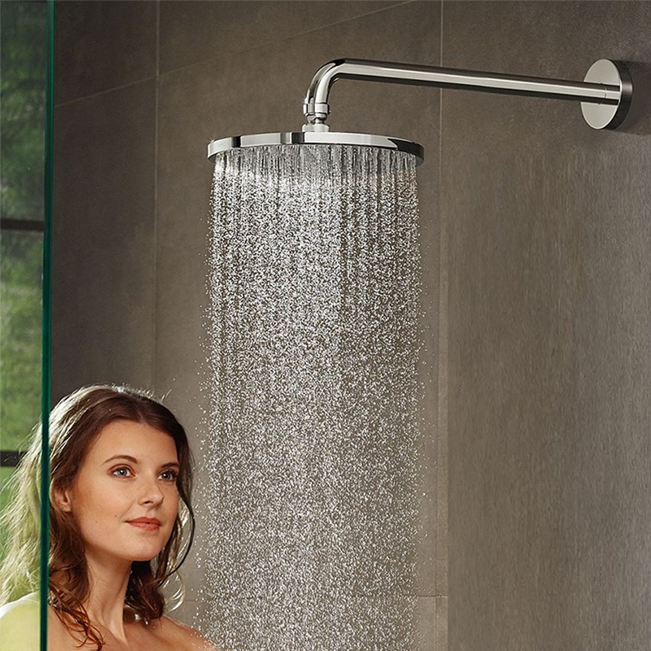 Hansgrohe Raindance S 240 ronde regendouchekop met muursteun 24 cm Glanzend Chroom
