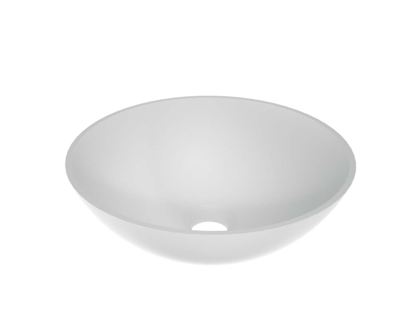 Storke Ronda waskom matte Solid Surface rond Ø 36 cm