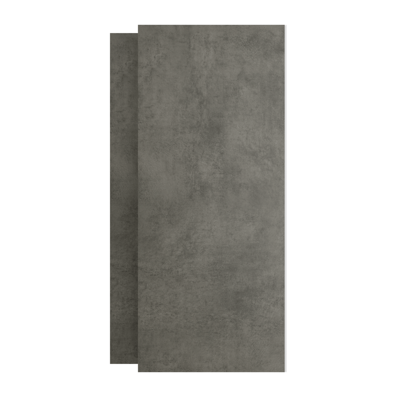 Linie Fresco douchewandbekleding set 2 x 90x210 cm, SPC, Dark Stone
