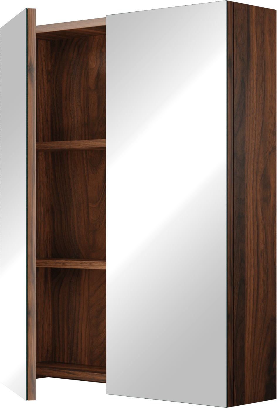 Linie Montro armoire de toilette 60 x 75 cm noyer