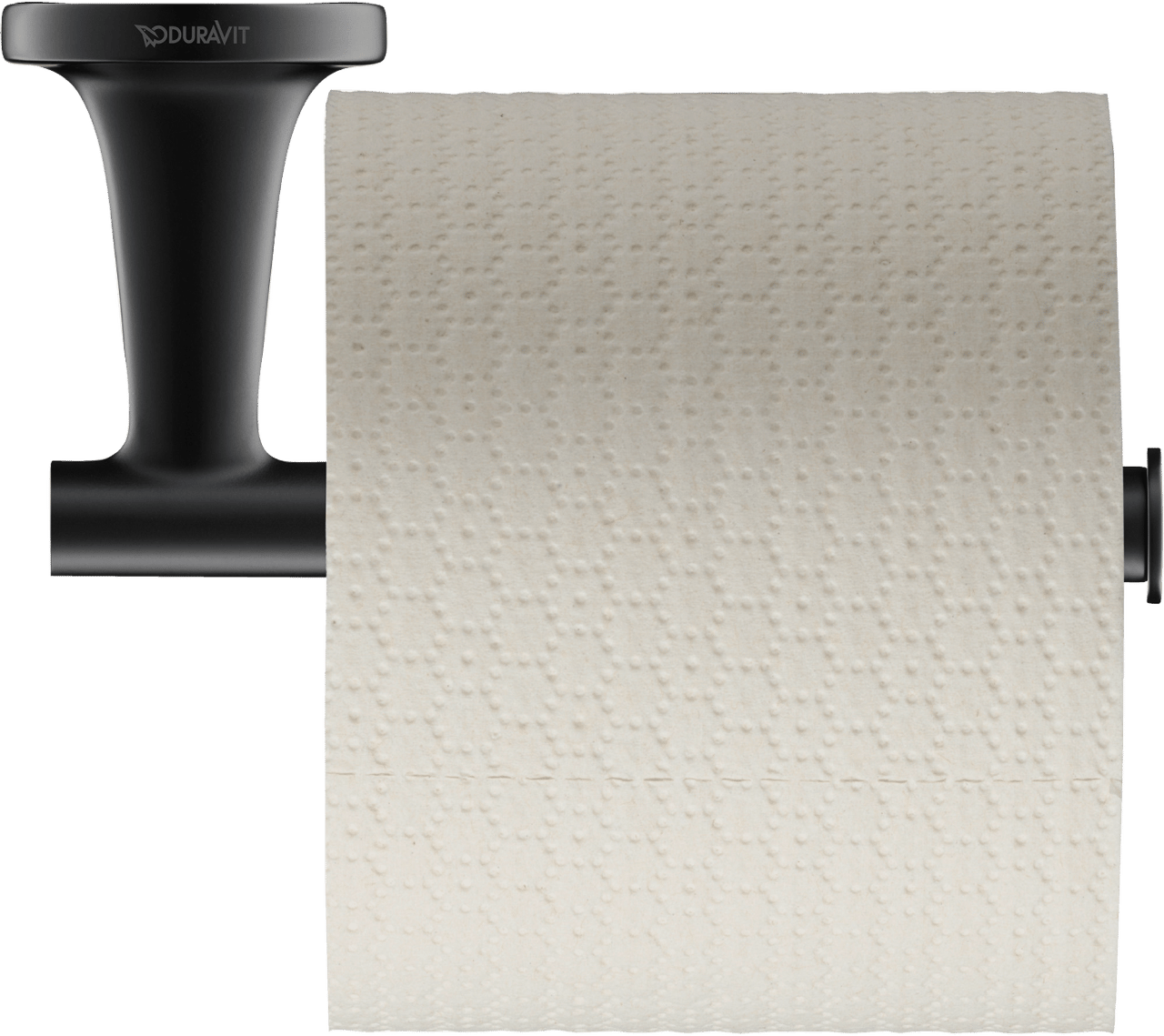 Duravit Starck T porte-rouleau de papier toilette noir mat