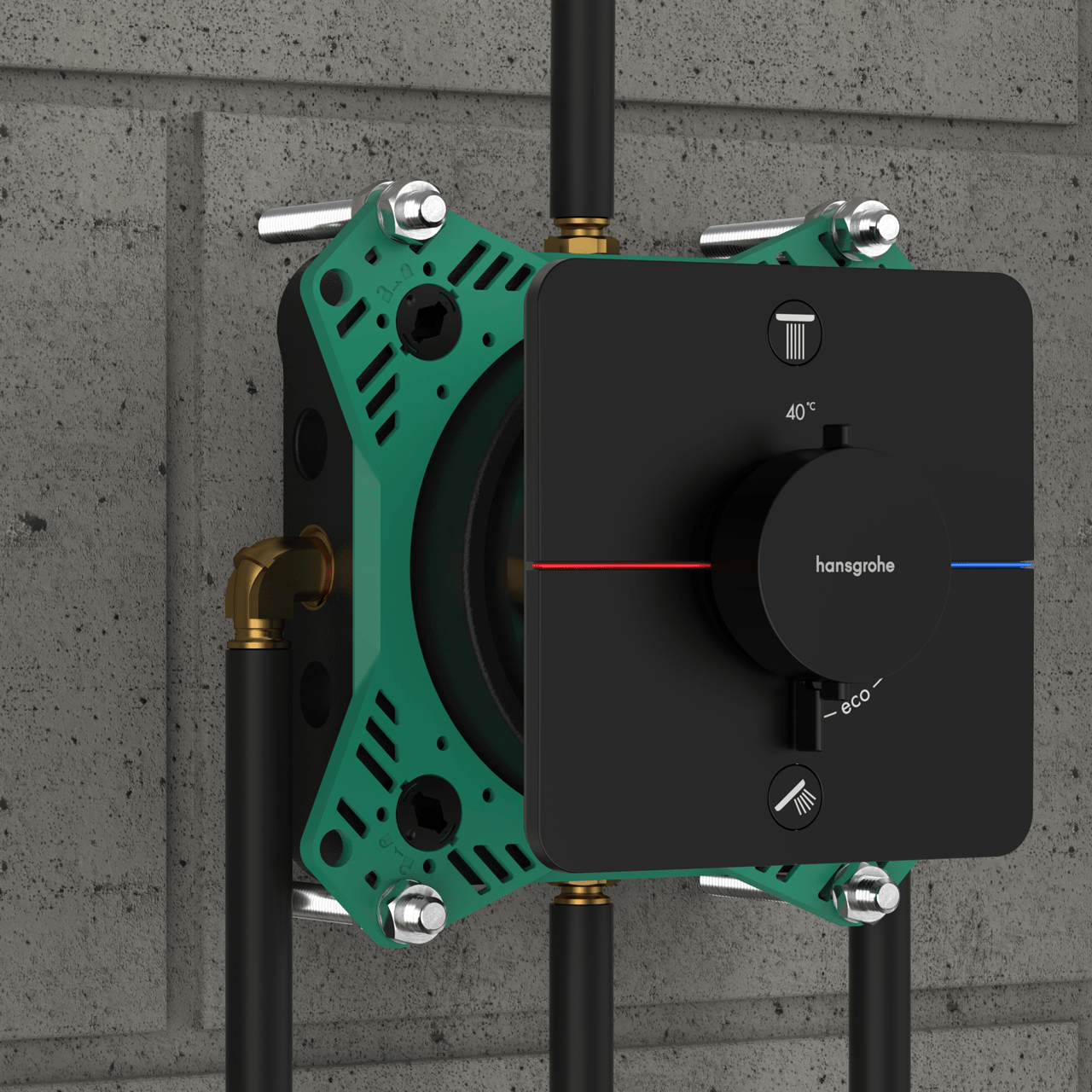 Hansgrohe Ibox Universal 2 Basis-Set für den Unterputz-Einbau einer Dusch-Armatur