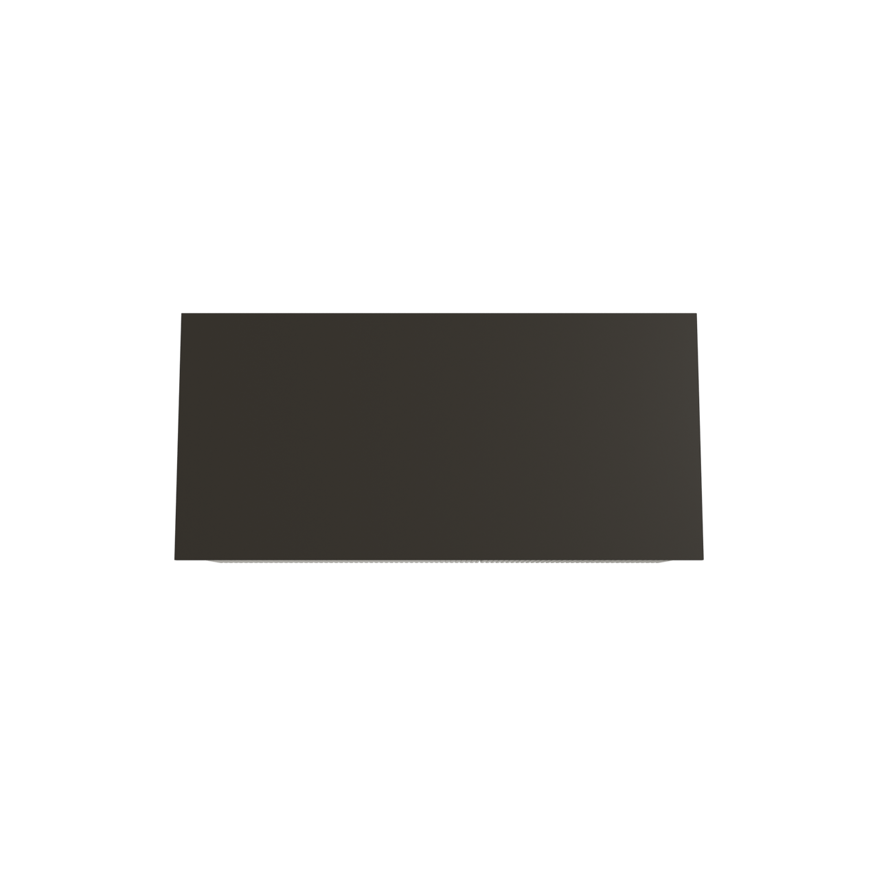 Storke Ribs zwevend badmeubel 110 x 52 cm zijdegrijs met Panton enkel wastafelblad in gepoedercoate mdf mat zwart, Verticale symmetrische rechte ribbel