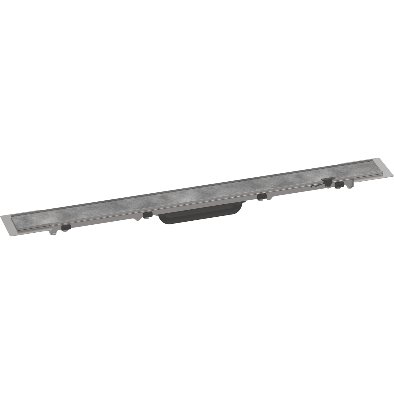 Hansgrohe RainDrain Rock Fertigset Duschrinne kürzbar 70cm Fliesenrost RSV Look