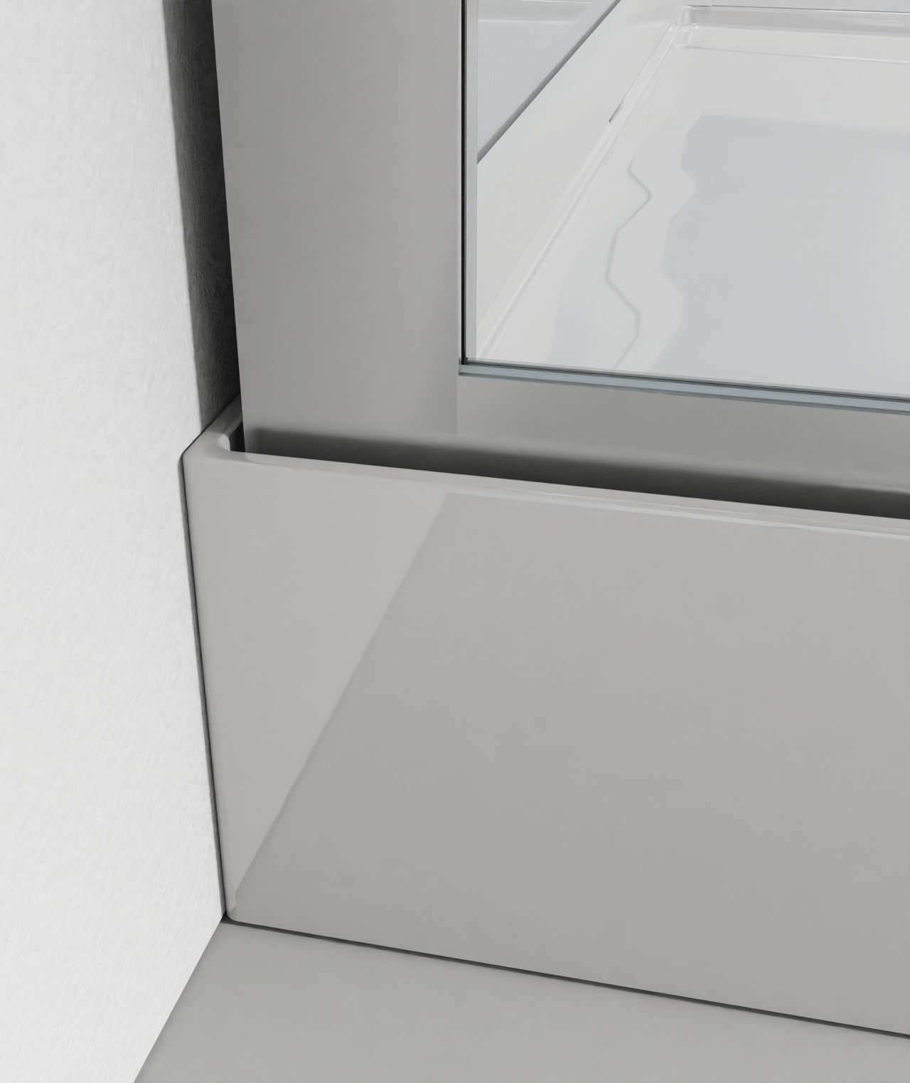 Luca Varess Talan cabine de douche avec portes pivotantes 90 x 120 cm verre transparent profil chrome mat