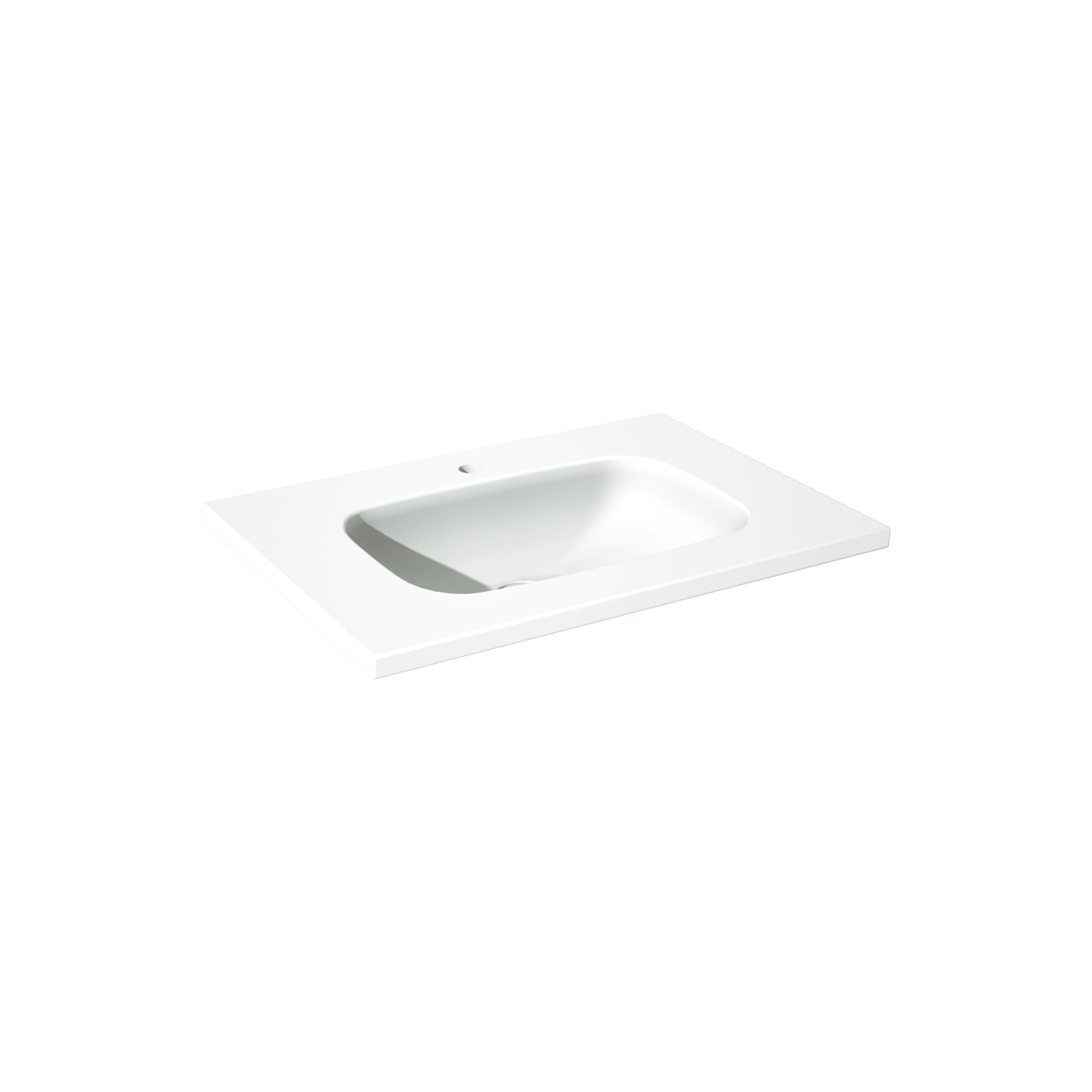 Storke Precioza vasque simple marbre composite mat 75 x 52 cm