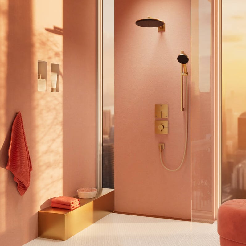 Hansgrohe FixFit Fine E coude de raccordement 1/2" Brushed Bronze