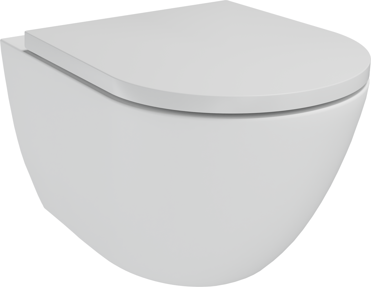 Luca Varess Moreno hangtoilet mat wit randloos SilentFlush 2.0