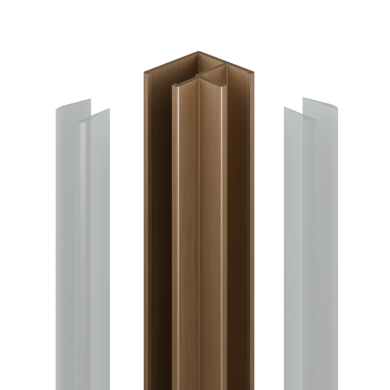 Balmani Modular hoekprofiel 200 cm brushed rosegold