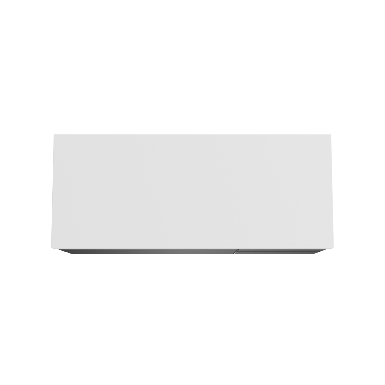 Balmani Mitra meuble salle de bains suspendu 135 x 55 cm noir mat avec Dominus tablette simple ou double en solid surface blanc mat