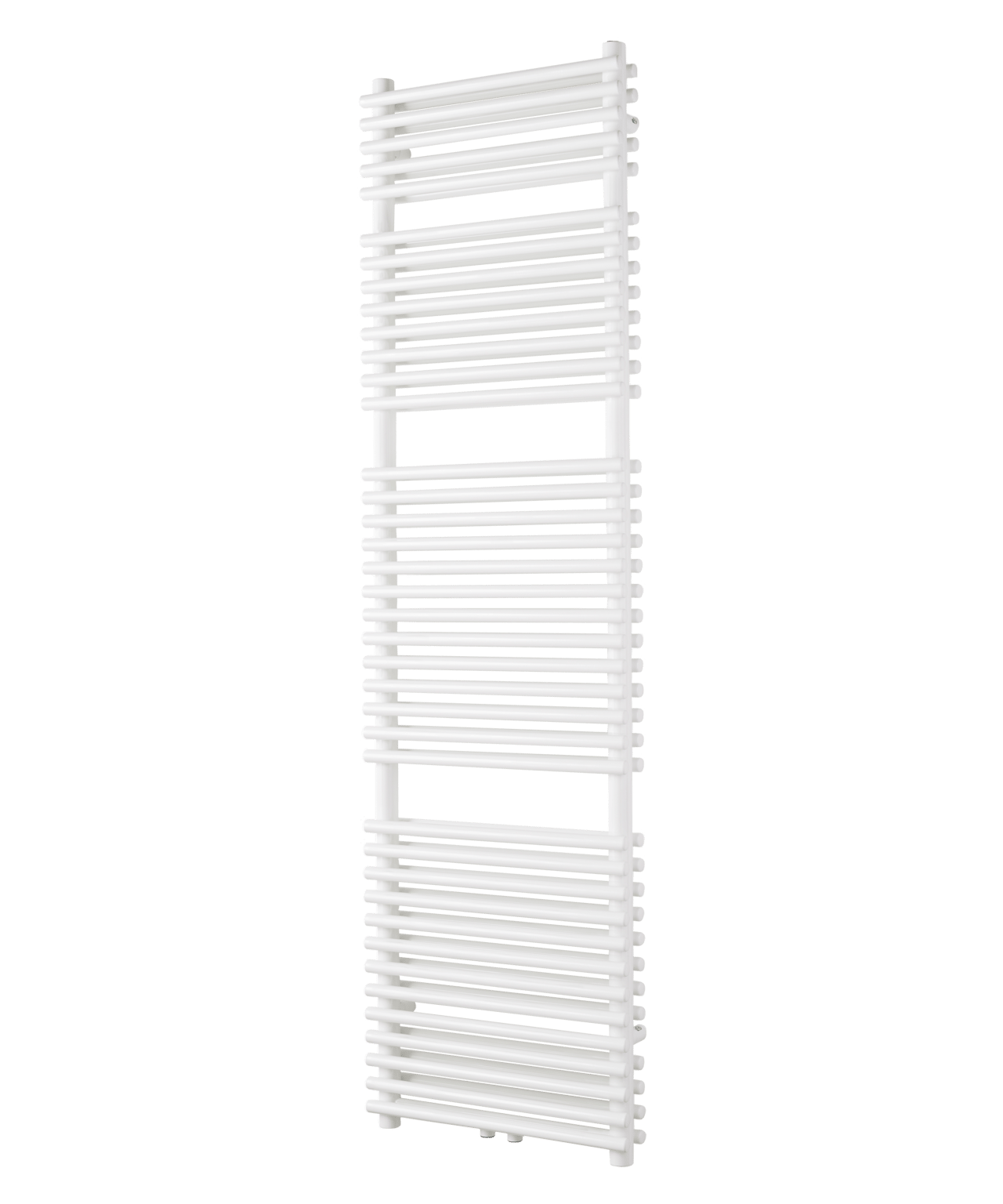 Vipera Alegria sèche-serviettes double 50 x 180 cm chauffage électrique blanc mat raccordements latéral et central possibles 1.575W, résistance incluse