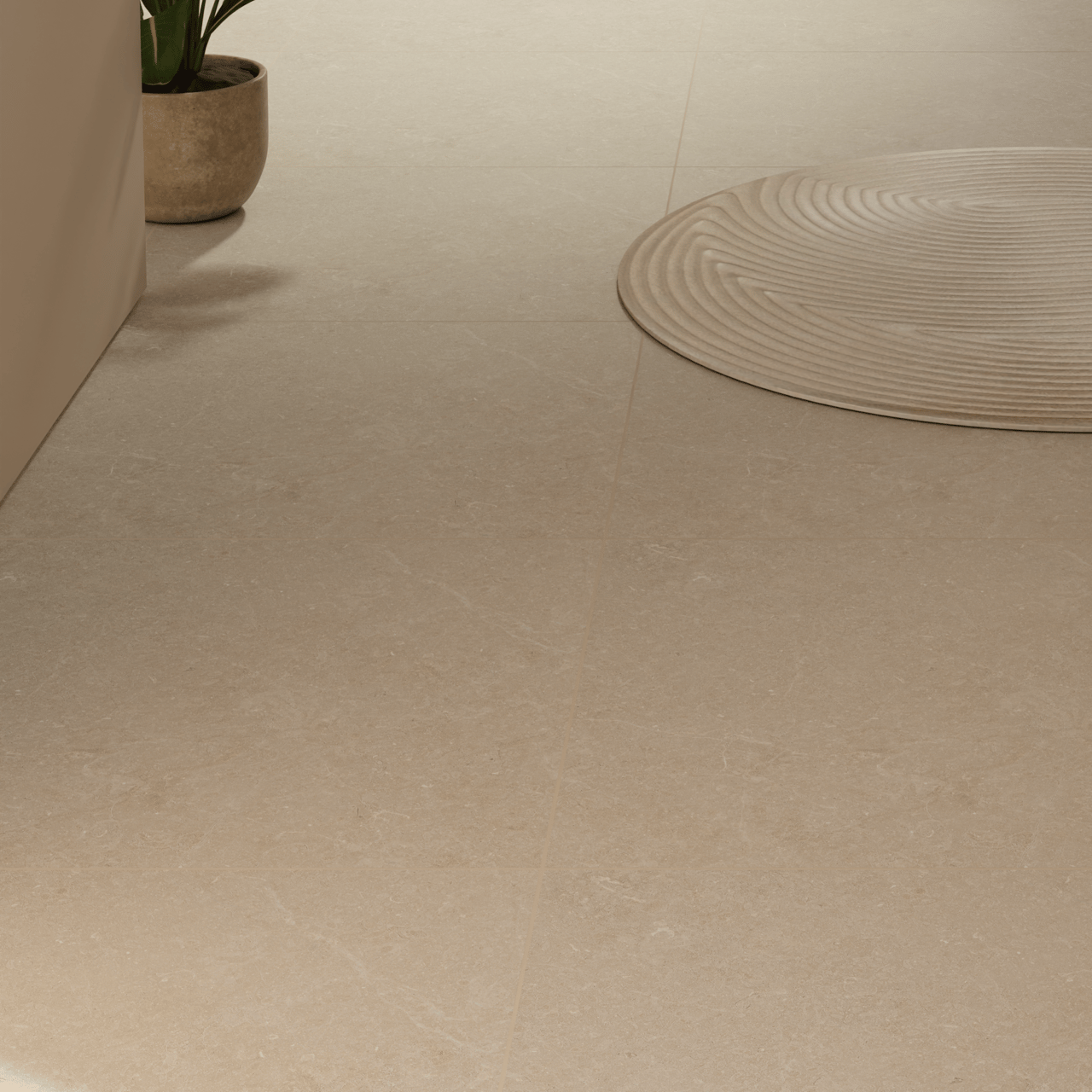 Carruzo Monte keramische vloer- en wandtegels 4 stuks 60x60cm Crema