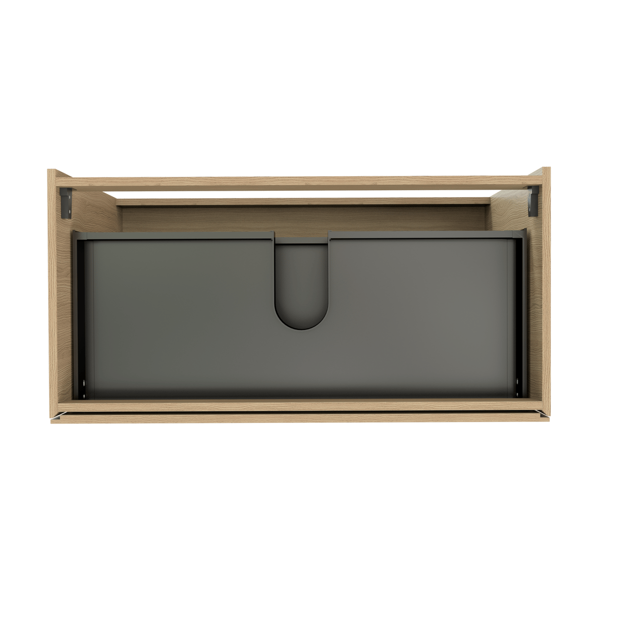 Storke Edge staande wastafelonderkast 105 x 52 cm natuur eik 3 lades