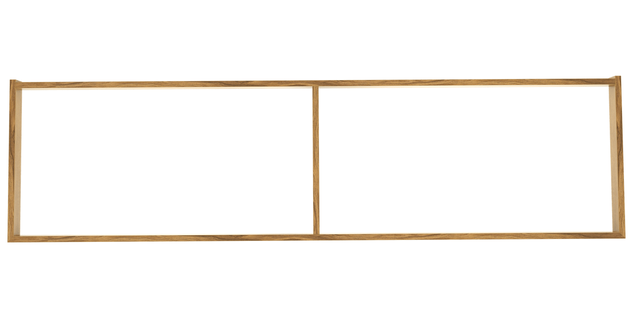 Balmani Lucida sokkel voor wastafelonderkast teak 180 x 55 cm