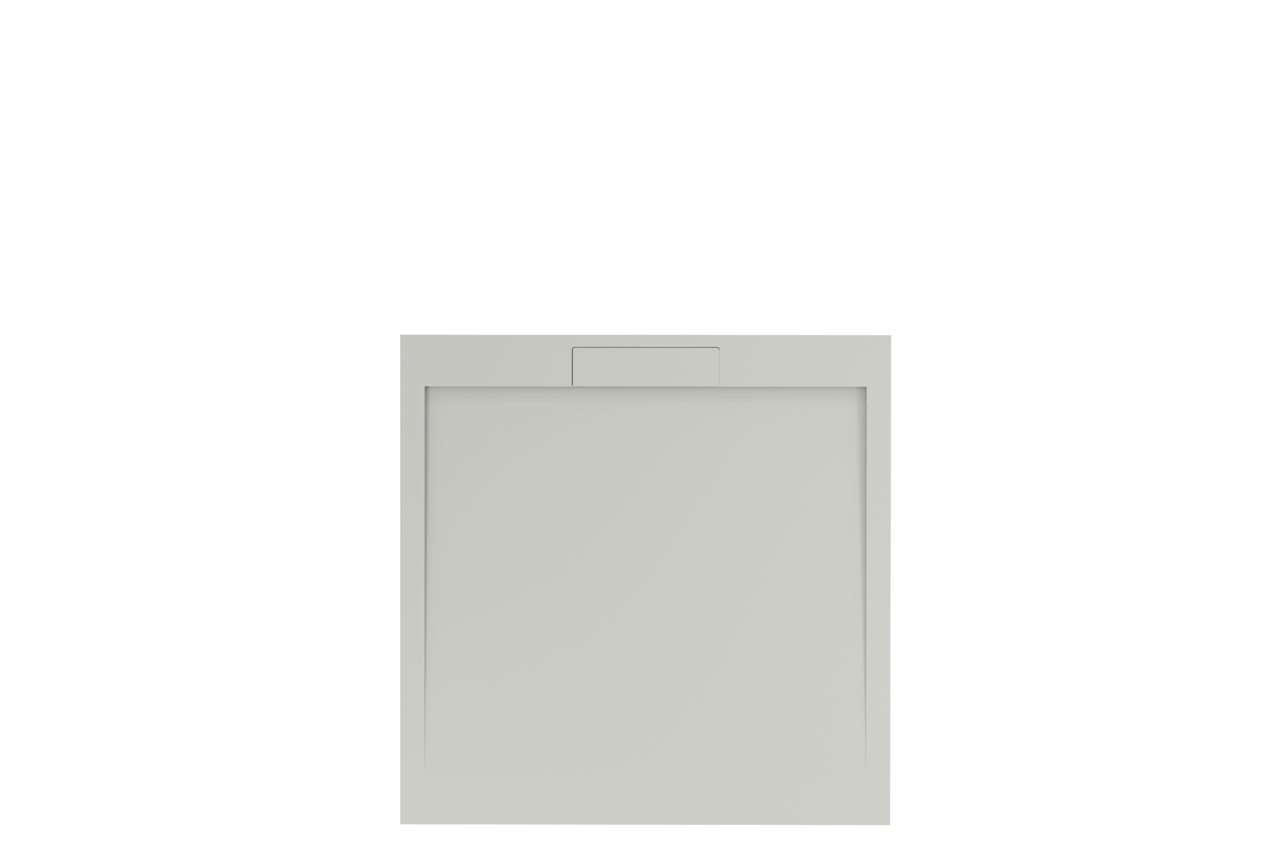 Balmani Andes douchebak 100 x 100 cm Solid Surface mat wit