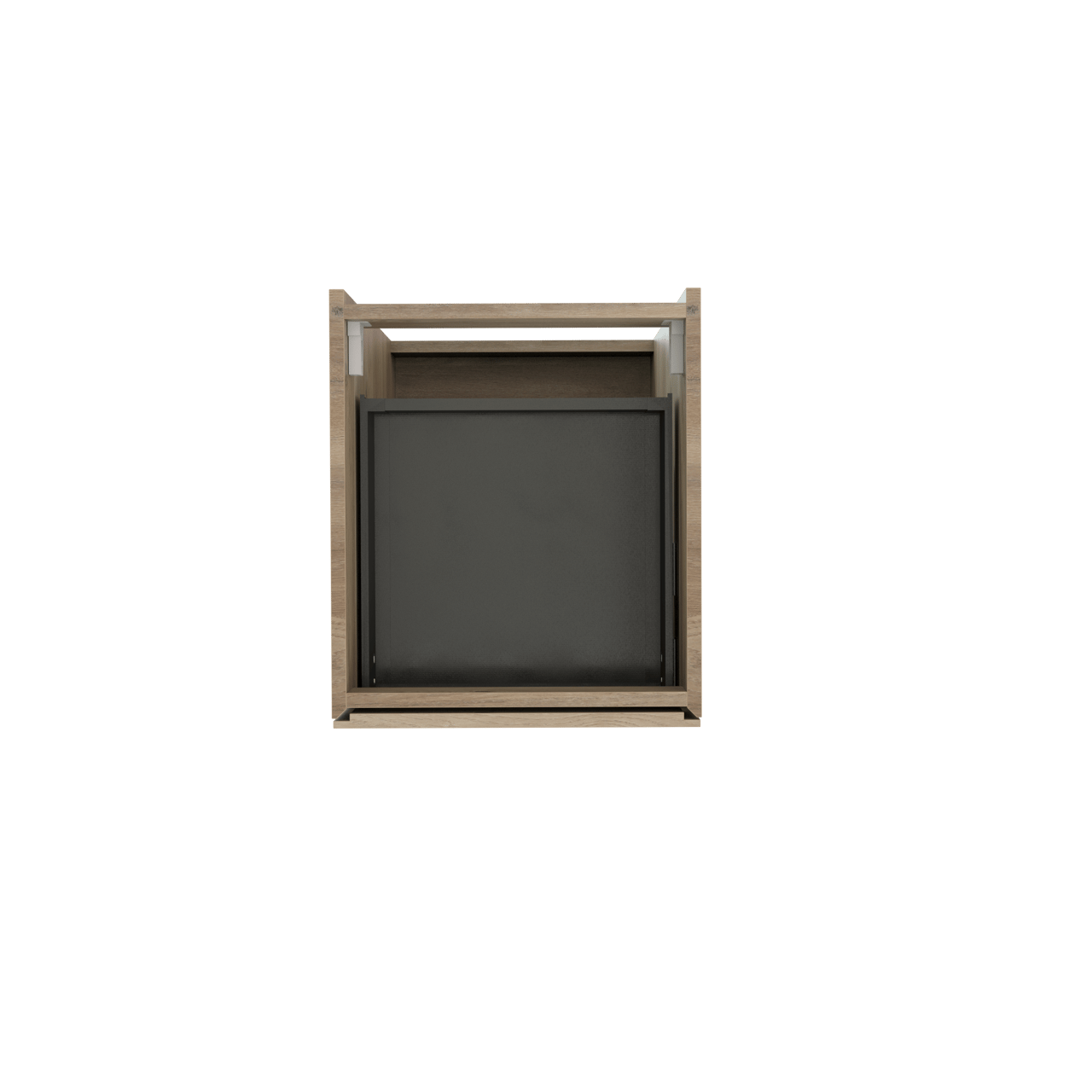 Storke Edge staande wastafelonderkast 45 x 52 cm ruwe eik 3 lades