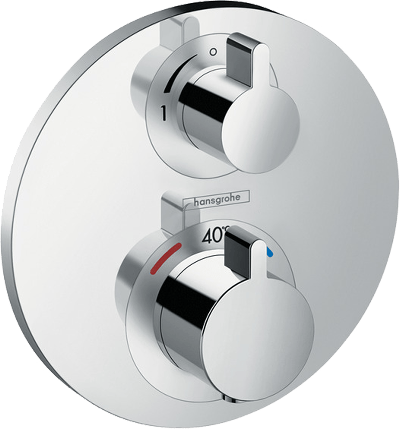 Hansgrohe Ecostat S thermostat de douche encastré chrome brillant
