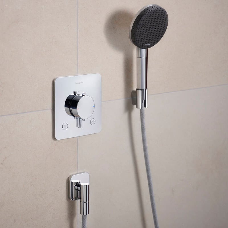 Hansgrohe Porter Fine support mural douchette douchette Chrome Brillant