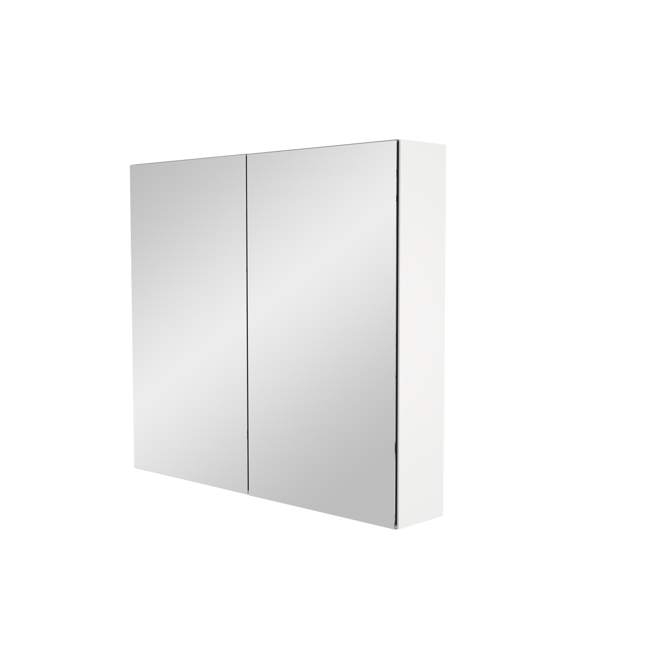 Storke Reflecta Spiegelschrank Bad: 85 x 75 cm, Weiß matt