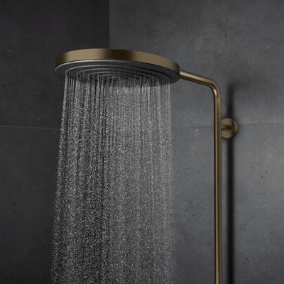Hansgrohe Pulsify S260 Puro thermostatische kraan regendoucheset brushed bronze
