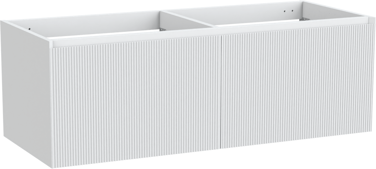 Balmani Fila by Mitra meuble sous-vasque suspendu 135 x 55 cm blanc mat 4 tiroirs