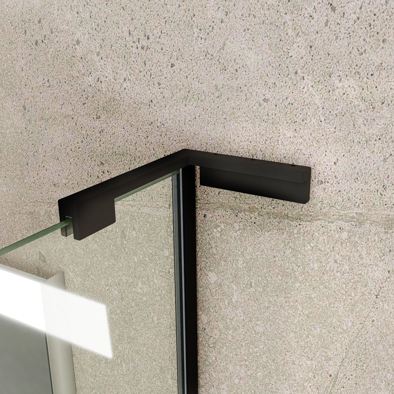 Balmani Modular korte stabilisatiestang links 18x14cm mat zwart